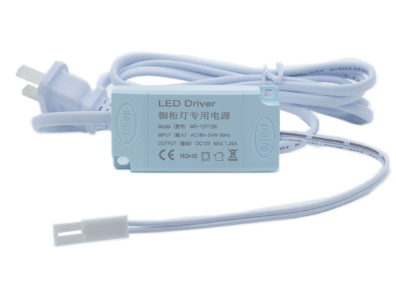 Alimentation d'énergie de C.C LED de la bande 12V Constant Voltage plastique de polycarbonate de 12 watts
