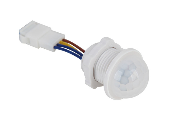 Finition blanche humaine de l'interrupteur de lampe 40W 60Hz de capteur du mouvement LED IR