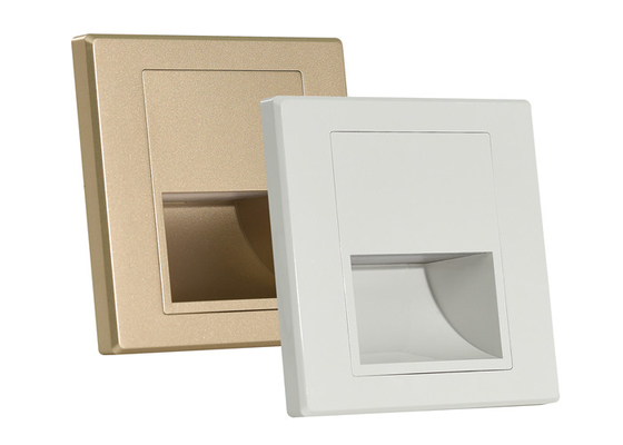 La LED a enfoncé la douille de bâti de mur d'or blanc de 1,5 watts