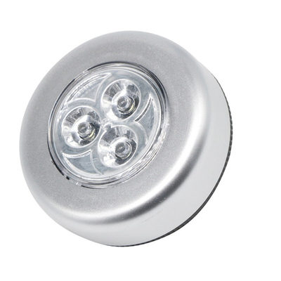 Couleur argentée à piles du capteur D.C.A. de contact de lampe de nuit de la lumière DC5V de LED